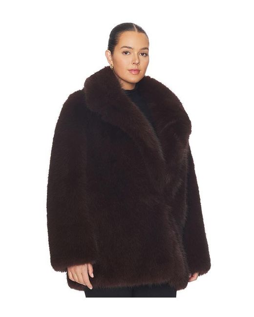 L'academie Black 'Academie Gamine Faux Fur Jacket
