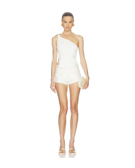 Cult Gaia White Valeria Top