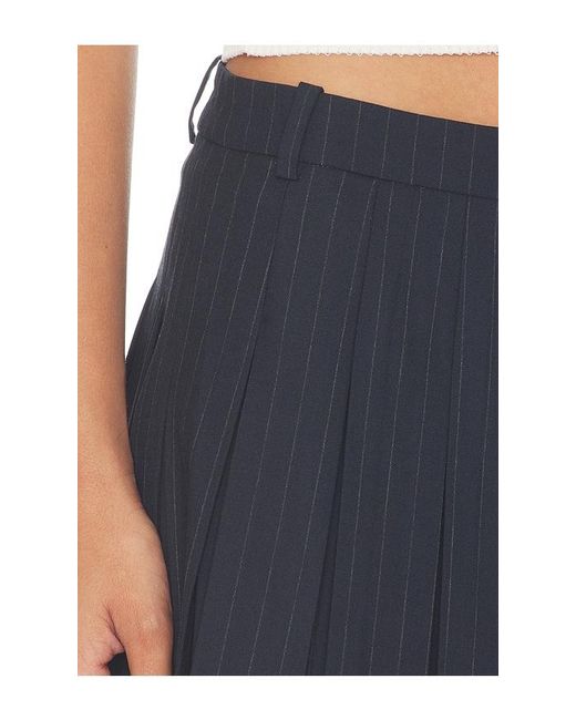 GOOD AMERICAN Blue The Pleated Skort
