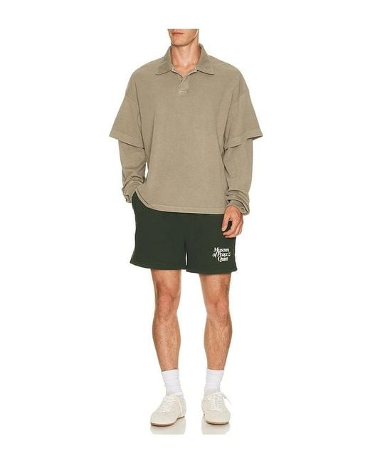 Museum of Peace & Quiet Green Mid Century Sweatshorts for men