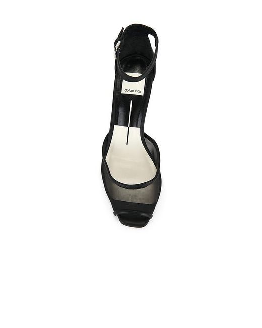 Dolce Vita Black Serlo Mesh Heel