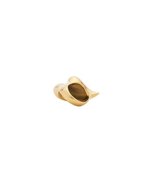 Jenny Bird White Puffy Heart Ring