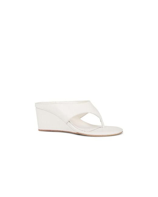 Tony Bianco White Swift Wedge Sandal