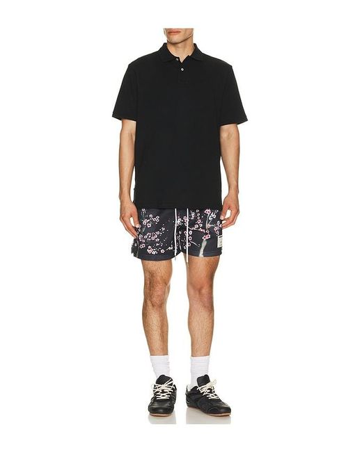 Ryoko Rain Blue Cherry Blossom Shorts for men