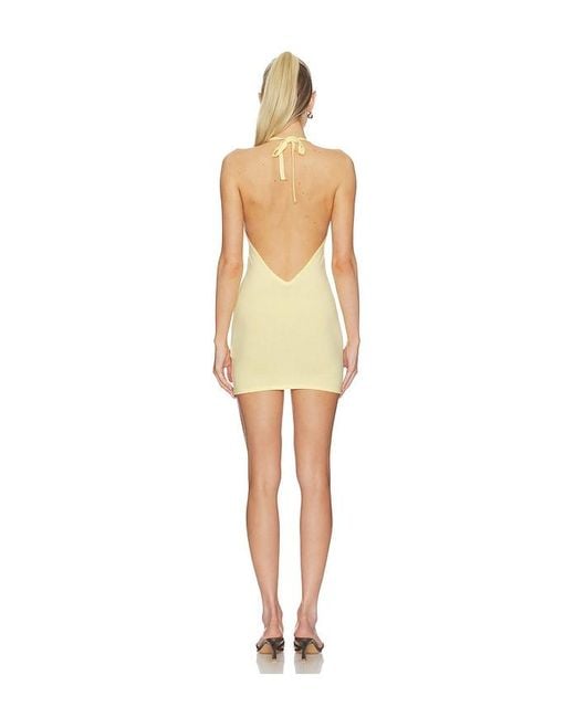 Frankie's Bikinis White Moon Cloud Knit Mini Dress