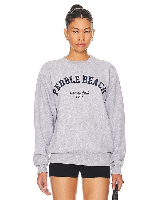 DEPARTURE White Pebble Beach Sweatshirt