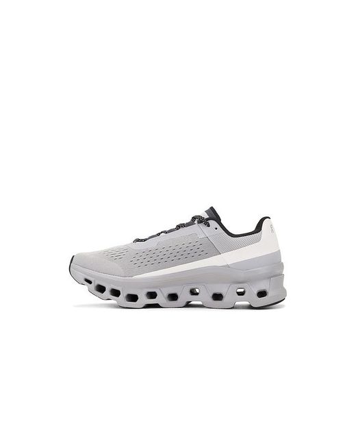 On Shoes White Cloudmster Sneakers for men