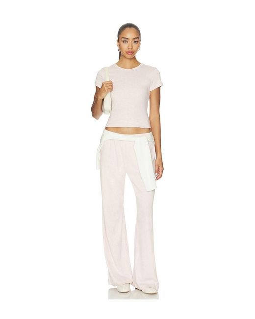 Leset White Nando Lounge Pant