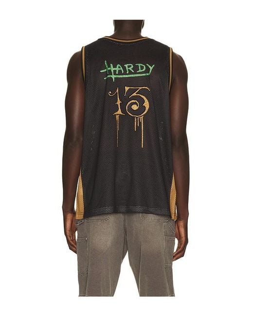 Ed Hardy Black By Appointment Only Weed Skull Jersey for men