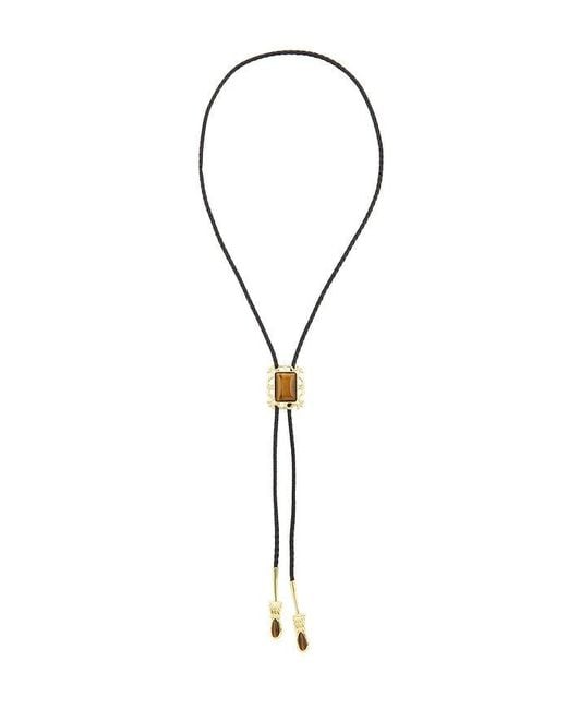 petit moments Black Whimsky Bolo Necklace