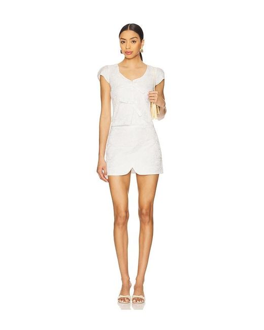 Amanda Uprichard White Bryant Top