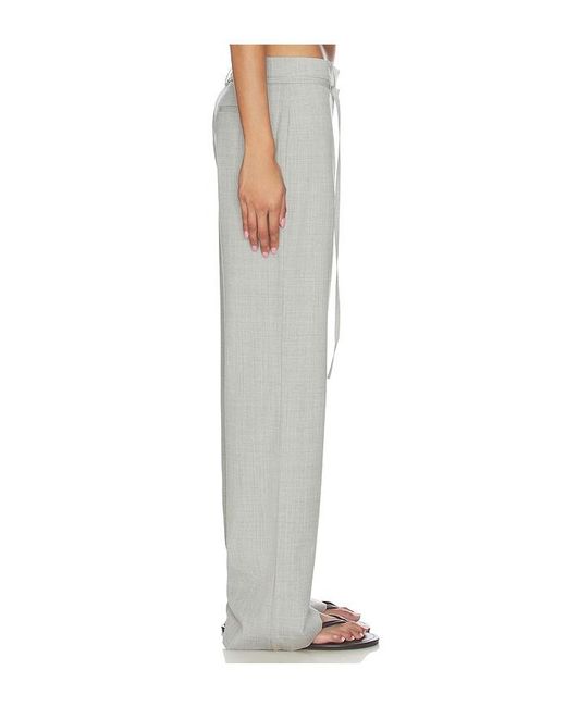 St. Agni White 90S Belt Minimal Pants
