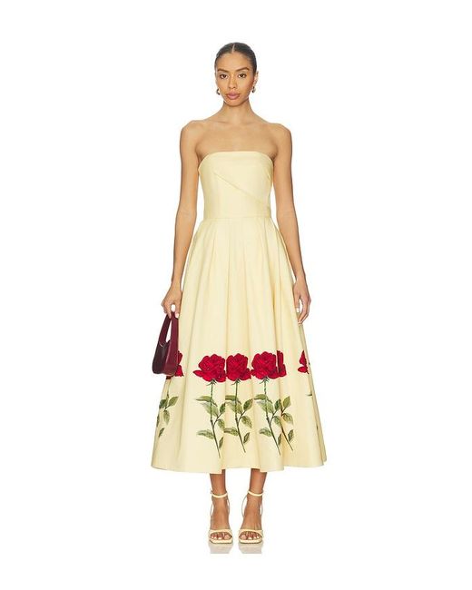 LEO LIN Women's White Lynn Midi Dress