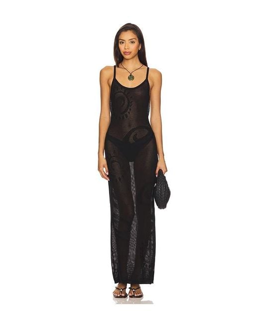 Seven Wonders Black Milenia Midi Dress