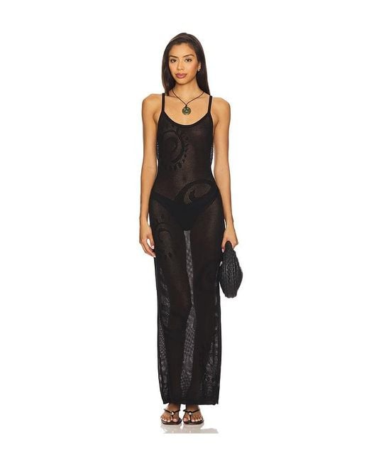 Seven Wonders Black Milenia Midi Dress