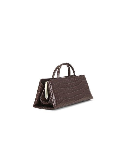 VERAFIED Brown X Revolve X Revolve Croc ?Clair Clutch Shoulder