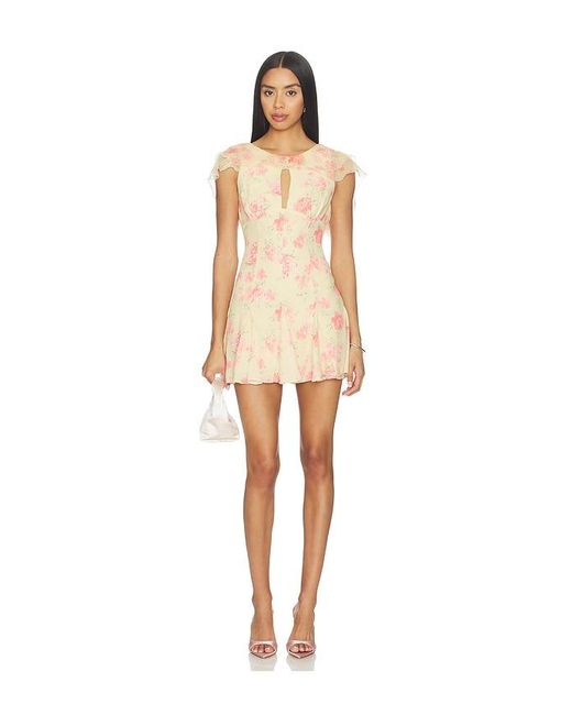 Tularosa Natural Jessalyn Mini Dress