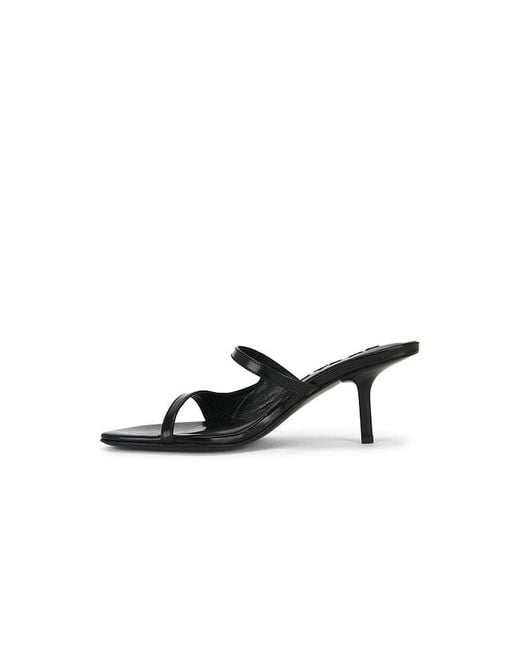 By Far Black Serena Heel