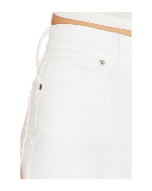 GOOD AMERICAN White Good Legs Flare Jeans