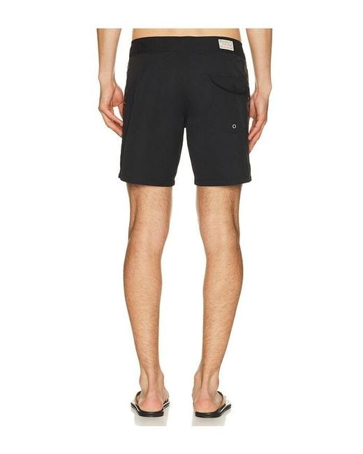 Rhythm Black Snake Trials Swim Trunk for men
