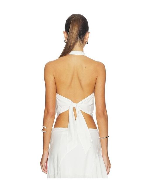 Nia White Candela Top