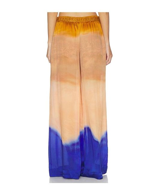 Ulla Johnson Blue Julien Silk Pants