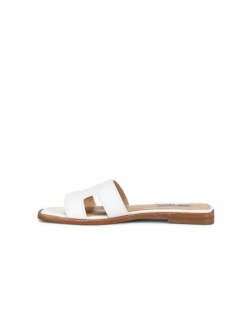 Steve Madden White Sandale Hadyn