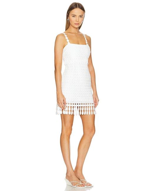 Saylor White Caitriona Mini Dress