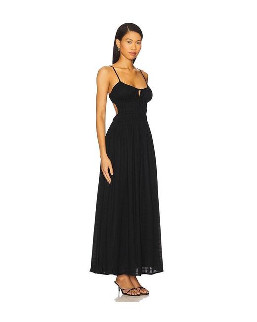 LSPACE Black Tala Maxi Dress