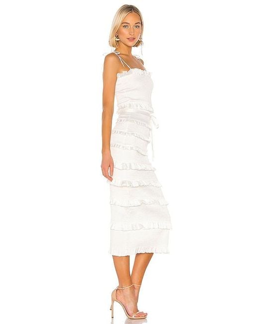 V. Chapman White Lily Dress