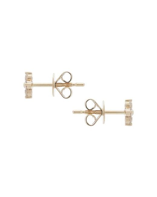 EF Collection Black Ohrstecker Diamond