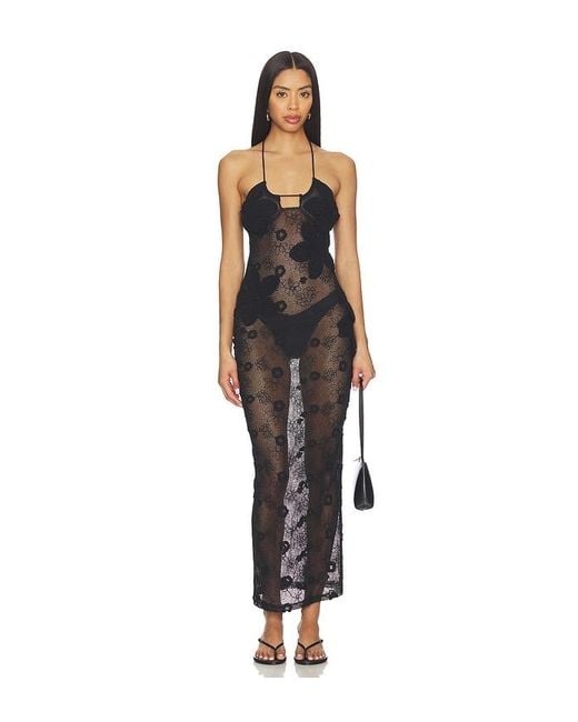 MORE TO COME Black Trina Maxi Dress