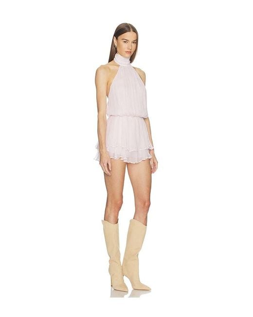 LOBA White Lucia Mini Romper