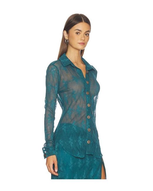 AZULU Blue Mallik Shirt