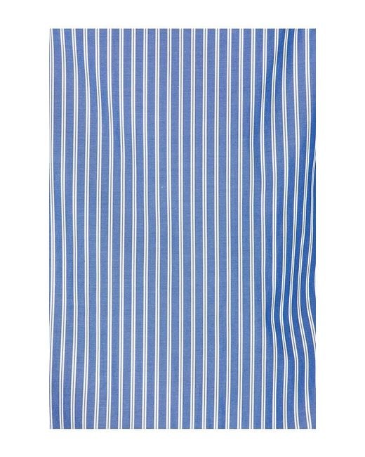 Rag & Bone Blue Connie Short Sleeve Stripe Shirt