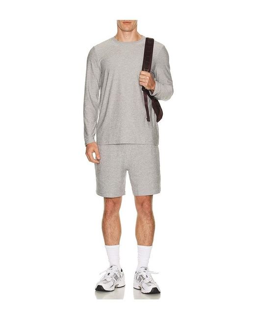Beyond Yoga Gray Always Beyond Long Sleeve Crew 2.0 for men