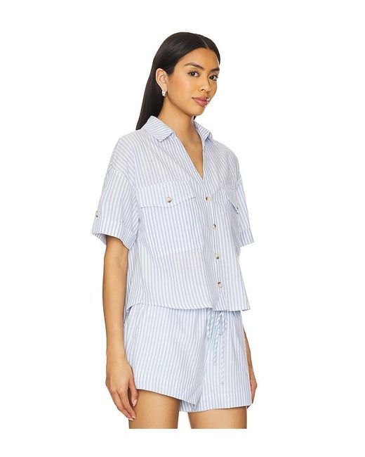 Blank NYC White Button Up Shirt