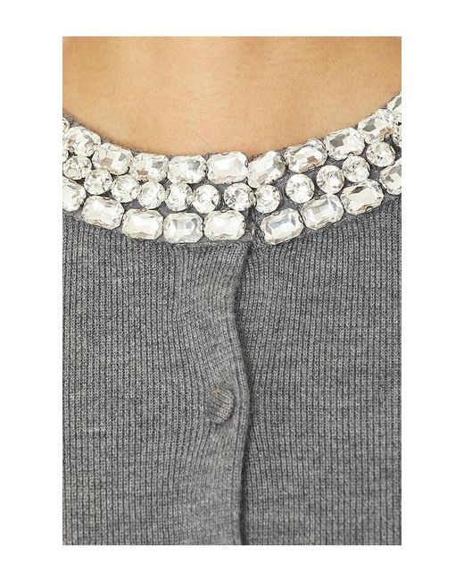 Veronica Beard Gray Daro Cardigan