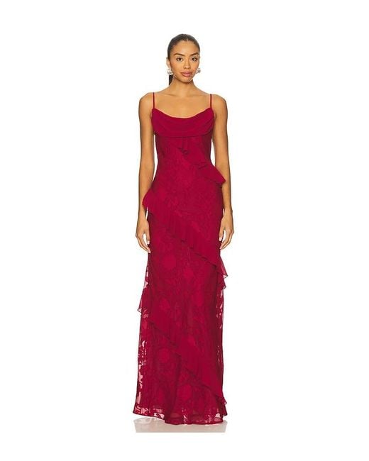 House of Harlow 1960 Women's Red X Revolve Kelly Gown