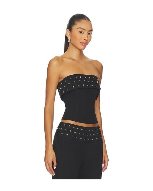 BY.DYLN Black Reeves Bodice Top