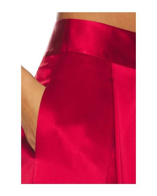 The Sei Red Relaxed Trouser