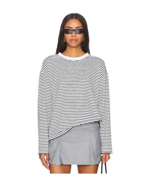 ALL THE WAYS Gray Lily Long Sleeve Top
