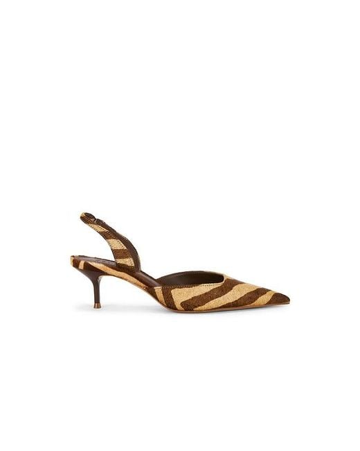 SCHUTZ SHOES Brown Paola Mid Pump