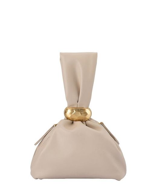 Olga Berg Natural Lennie Pouch Bag