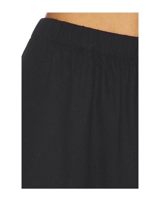 PAIGE Black Jude Linen Pant