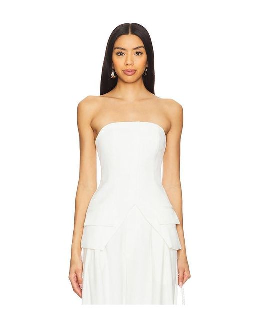 NonChalant Label White Petra Top