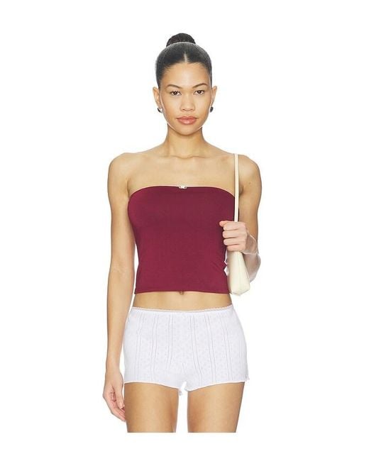 RAT BOI White Contour Tube Top