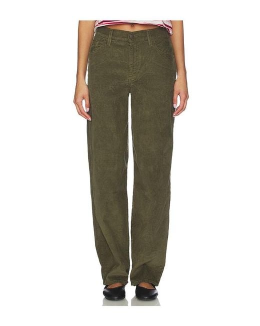 Levi's Green Corduroy Baggy Dad