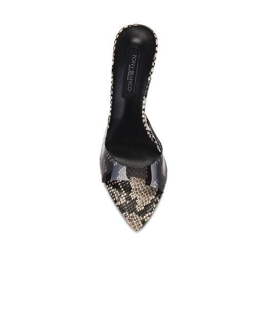 Tony Bianco Black Malibu Sandal