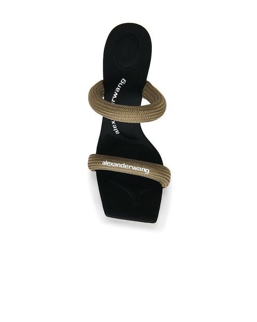 Alexander Wang Black Julie Tubular Webbing Sandal